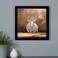 Ruby the Rabbit Black Framed Print Wall Art