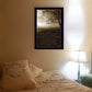 Life is Black Framed Print Wall Art
