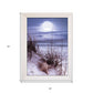 The Seashore White Framed Print Wall Art