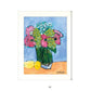 Kitchen Table Series II White Framed Print Kitchen Wall Art