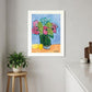 Kitchen Table Series II White Framed Print Kitchen Wall Art