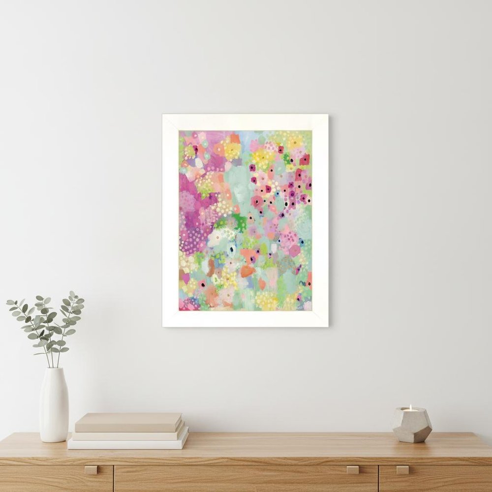 Mind in Repose I White Framed Print Wall Art