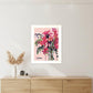 Picked in a Field in Maine White Framed Print Wall Art