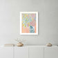 Maybe Shes a Wildflower White Framed Print Wall Art