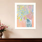 Maybe Shes a Wildflower White Framed Print Wall Art