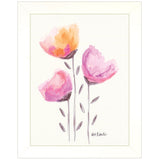 Grow Through It White Framed Print Wall Art