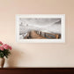 Lake Cherokee Dock I White Framed Print Wall Art