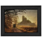 Sunday Morning 1 Black Framed Print Wall Art