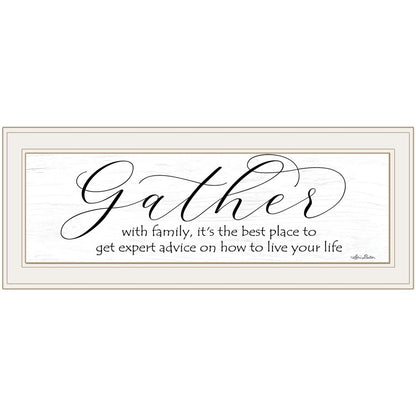 Expert Advice 1 White Framed Print Wall Art