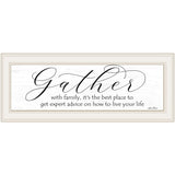 Expert Advice 1 White Framed Print Wall Art