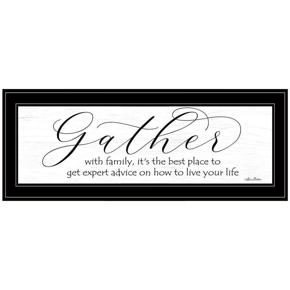 Expert Advice 2 Black Framed Print Wall Art