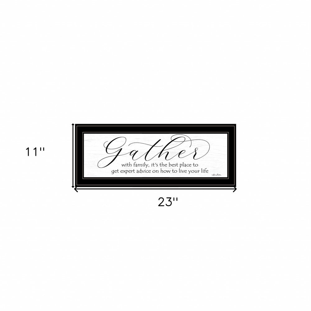 Expert Advice 2 Black Framed Print Wall Art