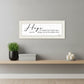 Hope 1 White Framed Print Wall Art