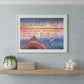 River Rules 2 White Framed Print Wall Art