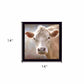 Up Close on the Farm Black Framed Print Wall Art