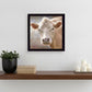 Up Close on the Farm Black Framed Print Wall Art