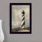 Cape Hatteras Lighthouse 1 Black Framed Print Wall Art