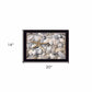 Starfish and Seashell 1 Black Framed Print Wall Art
