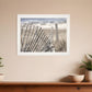 On The Coastline 1 White Framed Print Wall Art