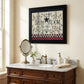 Bathroom 1 White Framed Print Bathroom Wall Art