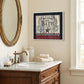 Hot Bath 1 White Framed Print Bathroom Wall Art
