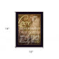 Live Simply 1 Black Framed Print Wall Art