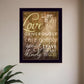 Live Simply 1 Black Framed Print Wall Art