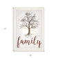 Family Tree 1 White Framed Print Wall Art