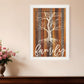 Family Roots 1 White Framed Print Wall Art