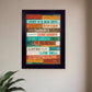 A New Day 1 Black Framed Print Wall Art