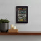The Lords Prayer 1 Black Framed Print Wall Art