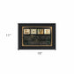 Love 1 Black Framed Print Wall Art
