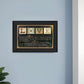 Love 1 Black Framed Print Wall Art