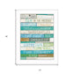 Live in the Present 5 White Framed Print Wall Art