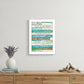 Live in the Present 5 White Framed Print Wall Art