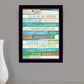 Live in the Present 1 Black Framed Print Wall Art