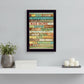 Dog Rules 1 Black Framed Print Wall Art