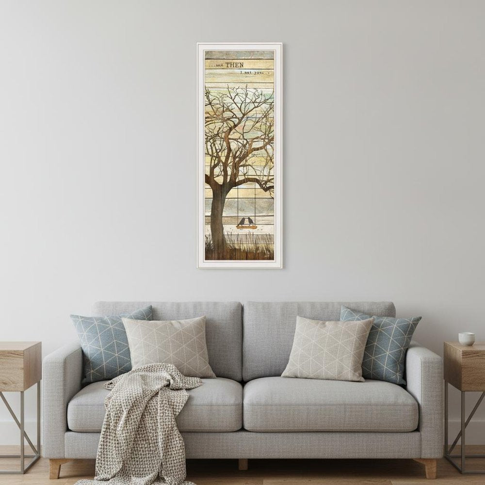 And then I met You 2 White Framed Print Wall Art