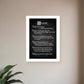 Believe 1 White Framed Print Wall Art