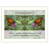 Significance 2 White Framed Print Wall Art