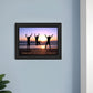 Teamwork Black Framed Print Wall Art