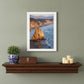 Strength 2 White Framed Print Wall Art