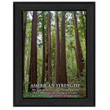 American Strength 1 Black Framed Print Wall Art