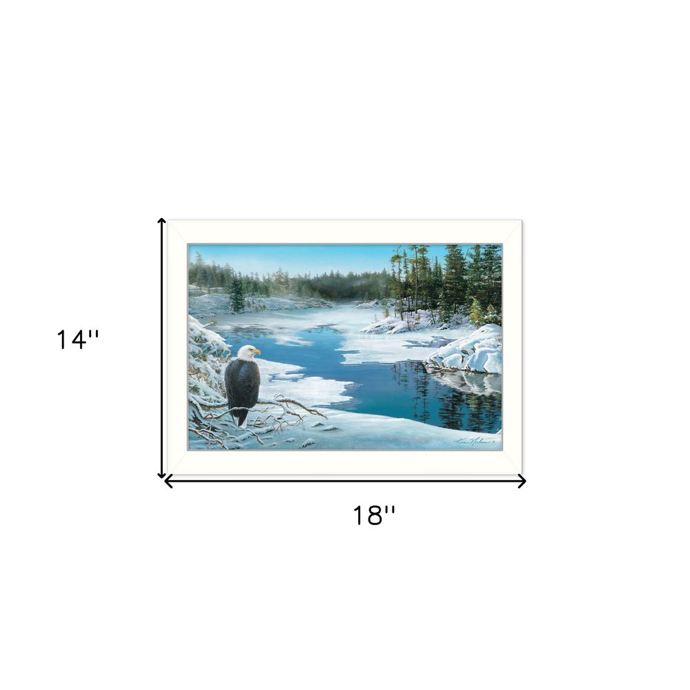 The Lookout 2 White Framed Print Wall Art