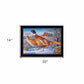 Frosty Morning Ringnecks 1 Black Framed Print Wall Art
