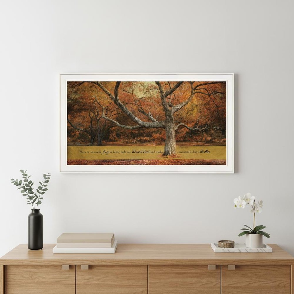 Reach Out 1 White Framed Print Wall Art