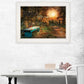 Show Me the Path 1 White Framed Print Wall Art