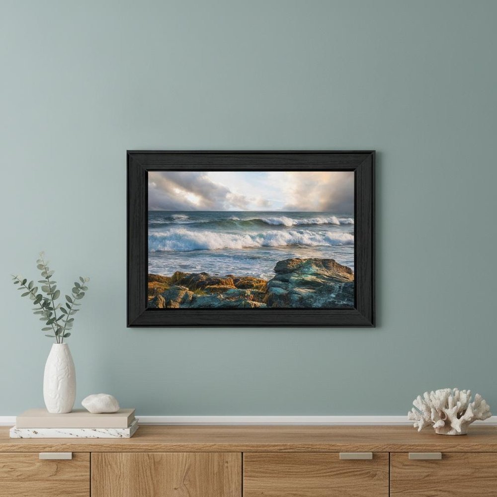 The Clearing 1 Black Framed Print Wall Art