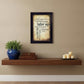Father Says 1 Black Framed Print Wall Art