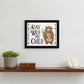 Stay Wild My Child 1 Black Framed Print Wall Art